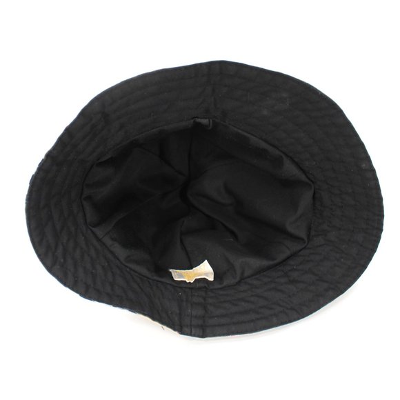 Burberry Tan Nova Check Banded Stitched Brim Bucket Hat OS Red Plaid Vintage - Picture 5 of 6